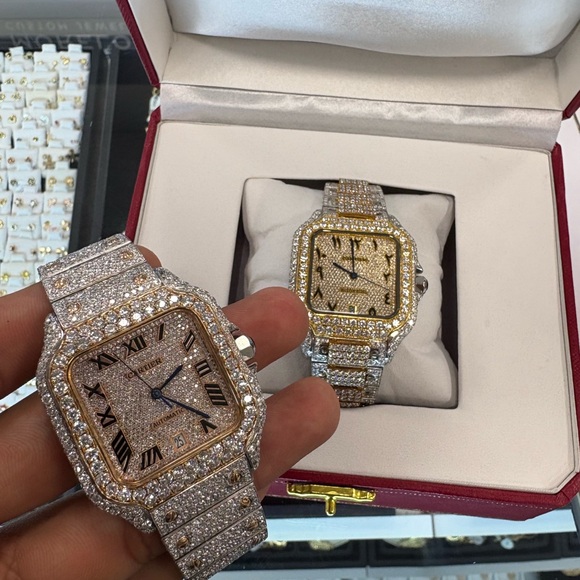 Elegant Gold and Silver Women's Watch